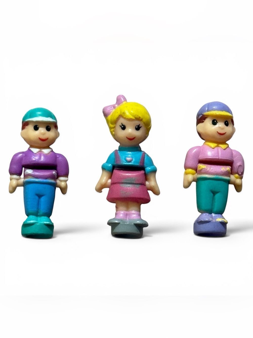 Vintage Galoob My Pretty Dollhouse Set of 3 miniature figures from the 1990s